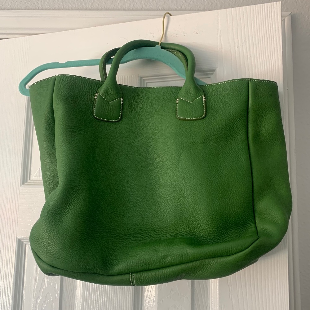 Green tote bag
